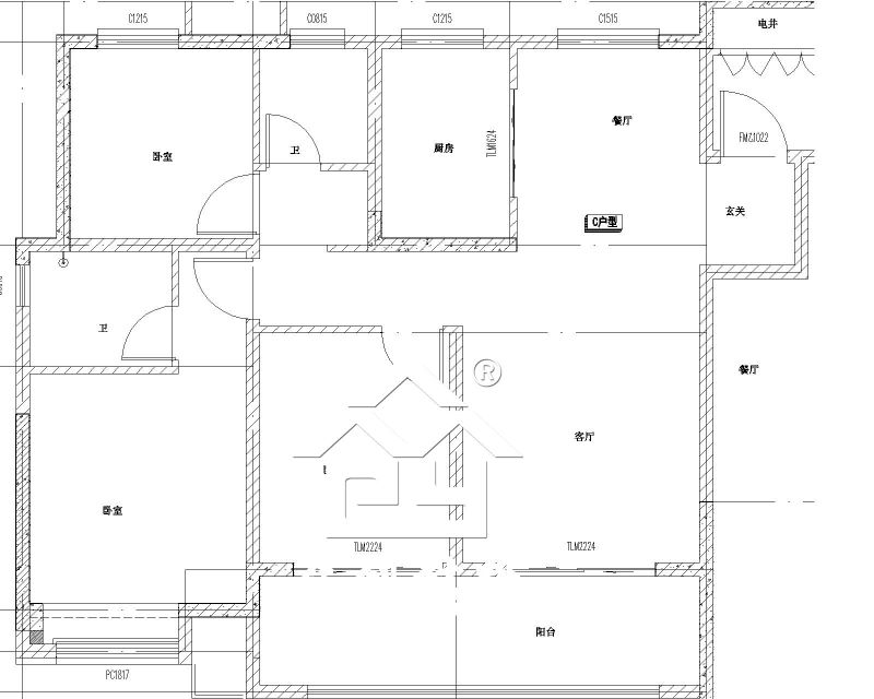 廬江美(mei)的城施(shi)工戶型(xing)圖